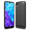 Flexi Slim Carbon Fibre Case for Huawei Y5 (2019) - Brushed Black